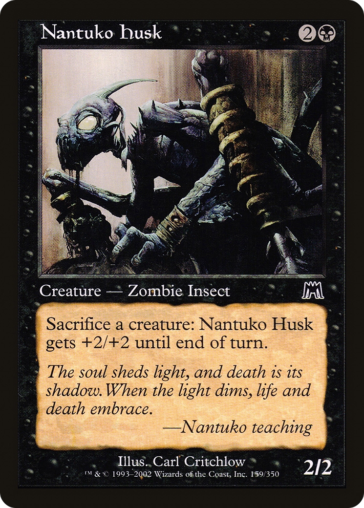 Nantuko Husk (ONS-159) - Onslaught Foil - Premium MTG Single from Wizards of the Coast - Just $3.18! Shop now at Game Crave Tournament Store
