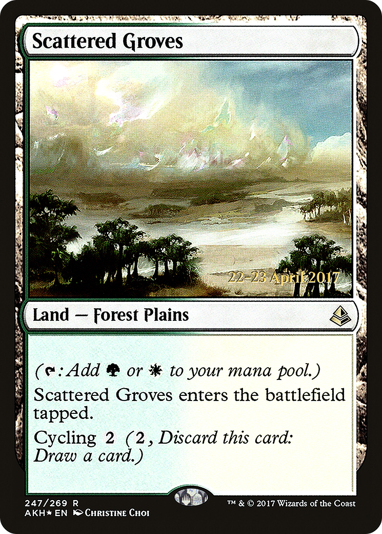 Scattered Groves (PAKH-247S) - Amonkhet Promos Foil - Premium MTG Single from Wizards of the Coast - Just $1.02! Shop now at Game Crave Tournament Store