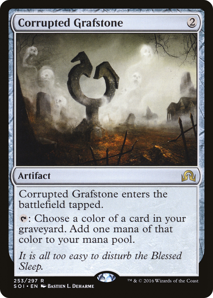 Corrupted Grafstone (SOI-253) - Shadows over Innistrad Foil - Premium MTG Single from Wizards of the Coast - Just $0.42! Shop now at Game Crave Tournament Store