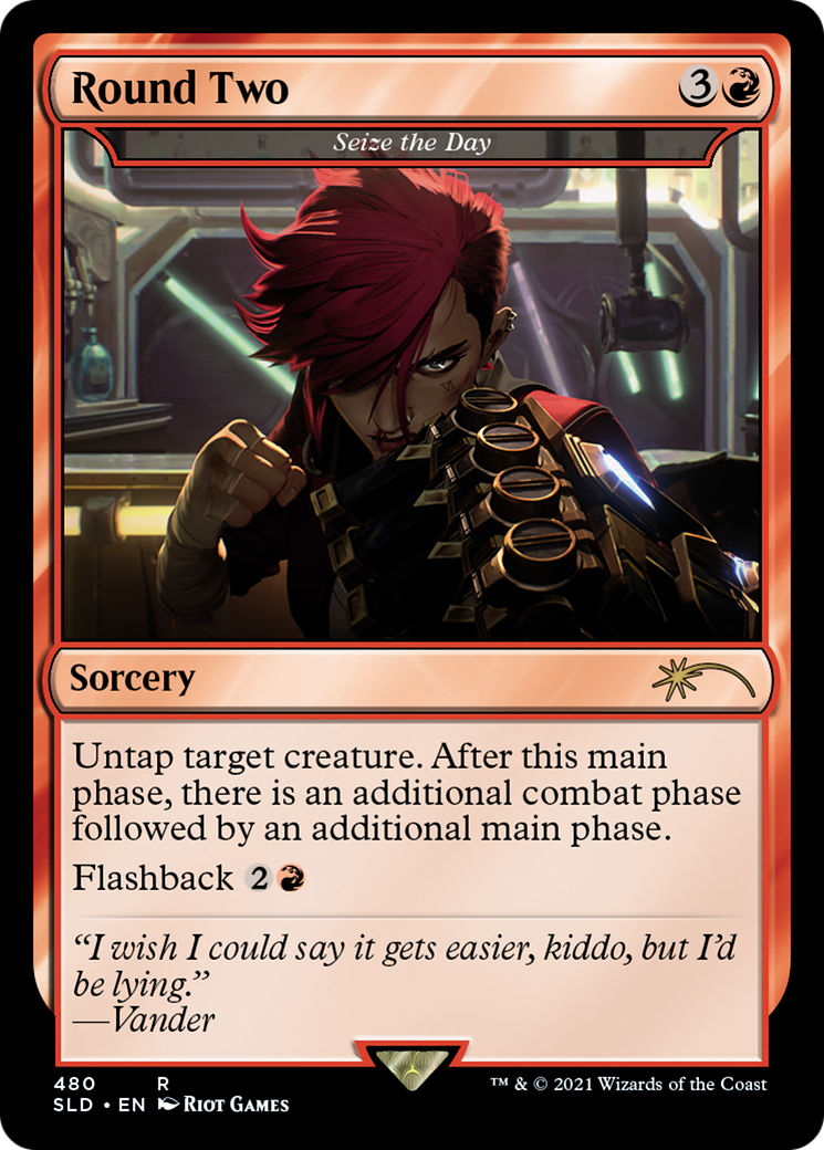 Seize the Day (SLD-480) - Secret Lair Drop / Round Two - Premium MTG Single from Wizards of the Coast - Just $4.50! Shop now at Game Crave Tournament Store
