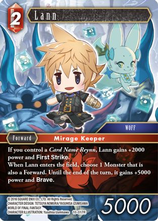 Lann (OPUS X) Foil - Premium Final Fantasy Single from Opus X - Just $0.68! Shop now at Game Crave Tournament Store