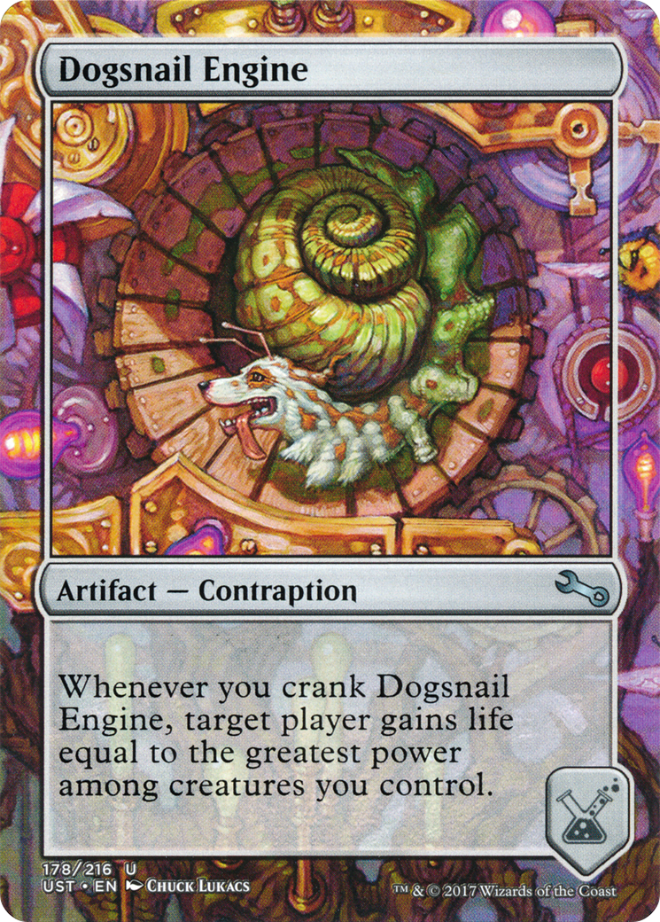 Dogsnail Engine (UST-178) - Unstable (Borderless) - Premium MTG Single from Wizards of the Coast - Just $0.08! Shop now at Game Crave Tournament Store