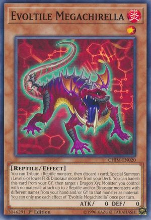 Evoltile Megachirella (CHIM-EN020) - Chaos Impact Unlimited - Premium Yugioh Single from Konami - Just $0.25! Shop now at Game Crave Tournament Store