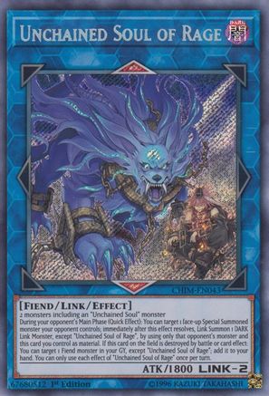 Unchained Soul of Rage (CHIM-EN043) - Chaos Impact Unlimited - Premium Yugioh Single from Konami - Just $1.47! Shop now at Game Crave Tournament Store