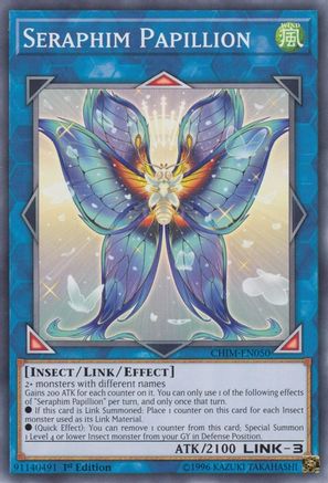 Seraphim Papillion (CHIM-EN050) - Chaos Impact 1st Edition - Premium Yugioh Single from Konami - Just $0.26! Shop now at Game Crave Tournament Store