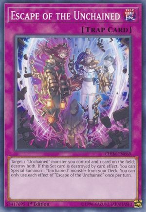 Escape of the Unchained (CHIM-EN069) - Chaos Impact 1st Edition - Premium Yugioh Single from Konami - Just $0.44! Shop now at Game Crave Tournament Store