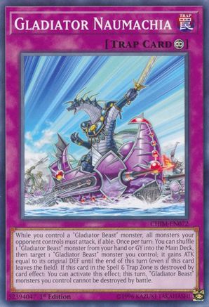 Gladiator Naumachia (CHIM-EN072) - Chaos Impact Unlimited - Premium Yugioh Single from Konami - Just $0.25! Shop now at Game Crave Tournament Store