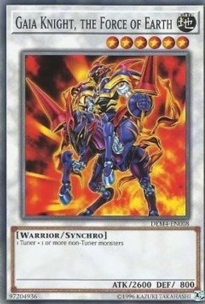 Gaia Knight, the Force of Earth (DEM4-EN008) - Advanced Demo Deck Extra Pack Unlimited - Premium Yugioh Single from Konami - Just $0.72! Shop now at Game Crave Tournament Store
