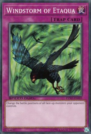 Windstorm of Etaqua (EVSD-EN005) - Event Pack Speed Duel Unlimited - Premium Yugioh Single from Konami - Just $0.31! Shop now at Game Crave Tournament Store