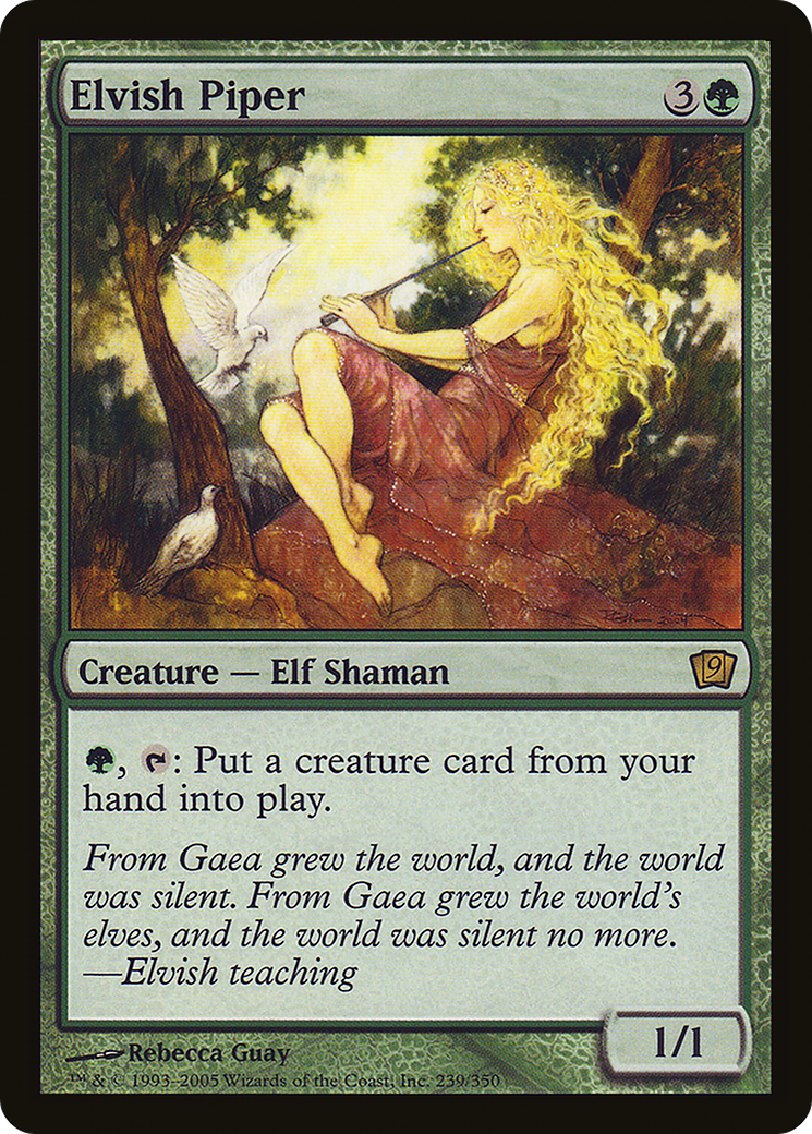 Elvish Piper (9ED-239★) - Ninth Edition Foil - Premium MTG Single from Wizards of the Coast - Just $4.56! Shop now at Game Crave Tournament Store