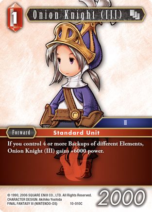 Onion Knight (III) - 10-010C (Luneth) (OPUS X) - Premium Final Fantasy Single from Opus X - Just $0.25! Shop now at Game Crave Tournament Store