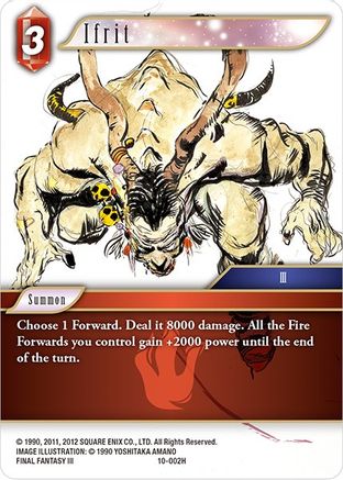 Ifrit (OPUS X) Foil - Premium Final Fantasy Single from Opus X - Just $0.98! Shop now at Game Crave Tournament Store