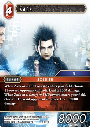 Zack (OPUS X) Foil - Premium Final Fantasy Single from Opus X - Just $0.86! Shop now at Game Crave Tournament Store