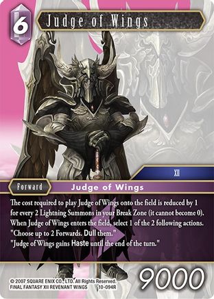 Judge of Wings (OPUS X) - Premium Final Fantasy Single from Opus X - Just $0.25! Shop now at Game Crave Tournament Store