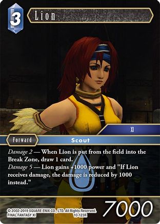 Lion (OPUS X) Foil - Premium Final Fantasy Single from Opus X - Just $0.32! Shop now at Game Crave Tournament Store