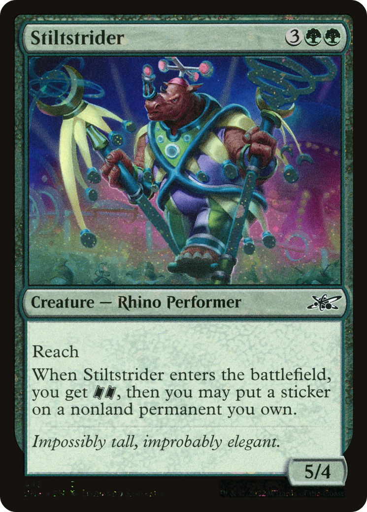 Stiltstrider (UNF-443) - Unfinity Foil - Premium MTG Single from Wizards of the Coast - Just $0.25! Shop now at Game Crave Tournament Store
