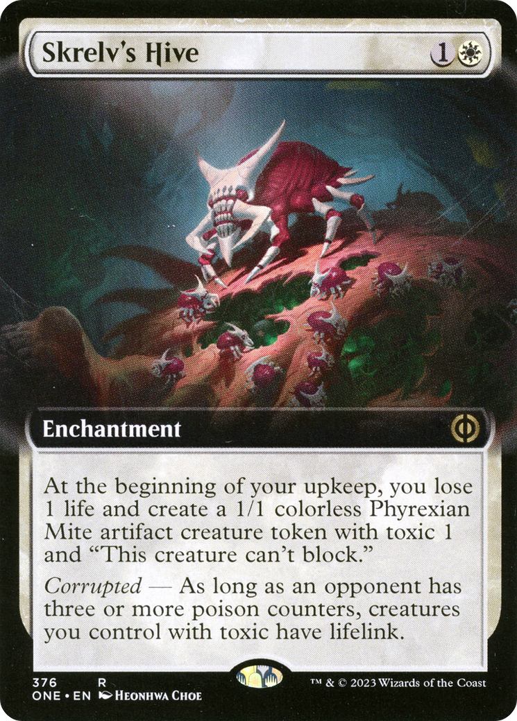Skrelv's Hive (ONE-376) - Phyrexia: All Will Be One: (Extended Art) Foil - Premium MTG Single from Wizards of the Coast - Just $2.06! Shop now at Game Crave Tournament Store