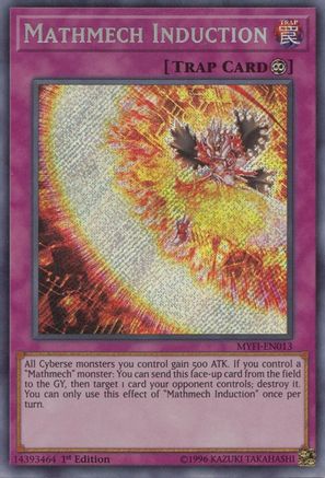 Mathmech Induction (MYFI-EN013) - Mystic Fighters 1st Edition - Premium Yugioh Single from Konami - Just $0.37! Shop now at Game Crave Tournament Store