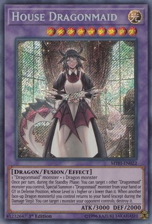 House Dragonmaid (MYFI-EN022) - Mystic Fighters 1st Edition - Premium Yugioh Single from Konami - Just $0.75! Shop now at Game Crave Tournament Store