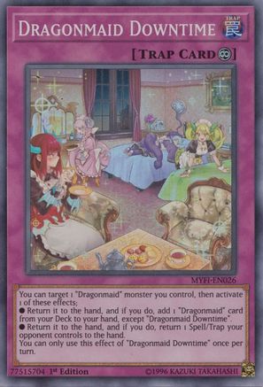 Dragonmaid Downtime (MYFI-EN026) - Mystic Fighters 1st Edition - Premium Yugioh Single from Konami - Just $1.77! Shop now at Game Crave Tournament Store