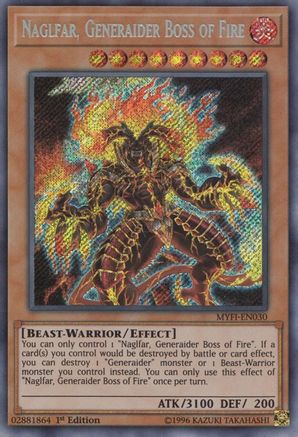Naglfar, Generaider Boss of Fire (MYFI-EN030) - Mystic Fighters 1st Edition - Premium Yugioh Single from Konami - Just $0.30! Shop now at Game Crave Tournament Store