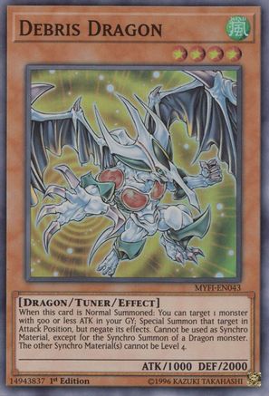 Debris Dragon (MYFI-EN043) - Mystic Fighters 1st Edition - Premium Yugioh Single from Konami - Just $1! Shop now at Game Crave Tournament Store