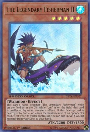 The Legendary Fisherman II (SBTK-EN027) - Speed Duel: Trials of the Kingdom 1st Edition - Premium Yugioh Single from Konami - Just $3.44! Shop now at Game Crave Tournament Store