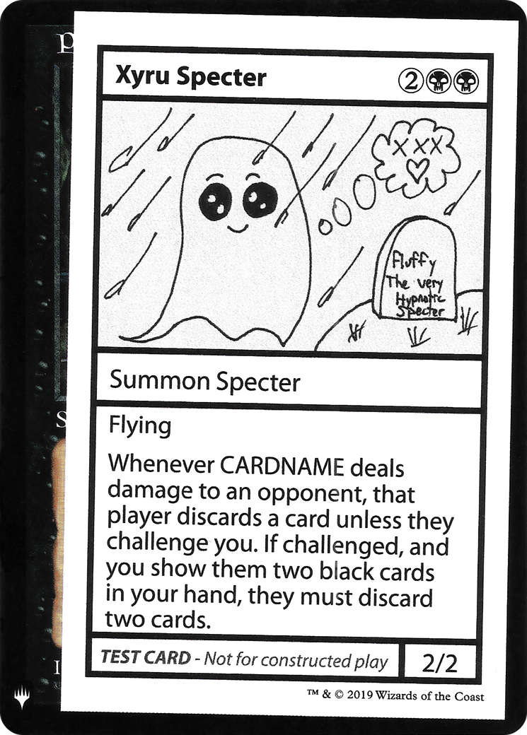 Xyru Specter (CMB1-051) - Mystery Booster Playtest Cards 2019 - Premium MTG Single from Wizards of the Coast - Just $0.10! Shop now at Game Crave Tournament Store
