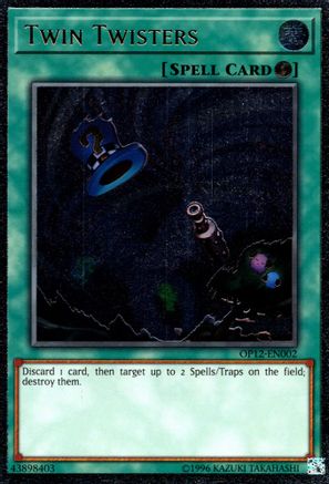 Twin Twisters (OP12-EN002) - OTS Tournament Pack 12 Unlimited - Premium Yugioh Single from Konami - Just $10.46! Shop now at Game Crave Tournament Store