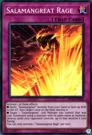 Salamangreat Rage (OP12-EN012) - OTS Tournament Pack 12 Unlimited - Premium Yugioh Single from Konami - Just $0.74! Shop now at Game Crave Tournament Store
