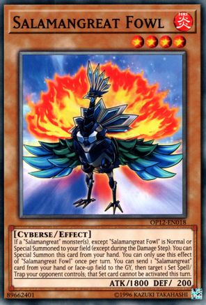 Salamangreat Fowl (OP12-EN018) - OTS Tournament Pack 12 Unlimited - Premium Yugioh Single from Konami - Just $0.25! Shop now at Game Crave Tournament Store