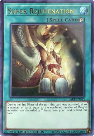 Super Rejuvenation (LART-EN013) - The Lost Art Promotion Limited - Premium Yugioh Single from Konami - Just $1.64! Shop now at Game Crave Tournament Store