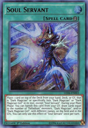 Soul Servant (LED6-EN003) - Legendary Duelists: Magical Hero Unlimited - Premium Yugioh Single from Konami - Just $2.03! Shop now at Game Crave Tournament Store