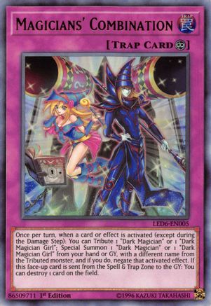 Magicians' Combination (LED6-EN005) - Legendary Duelists: Magical Hero 1st Edition - Premium Yugioh Single from Konami - Just $2.02! Shop now at Game Crave Tournament Store
