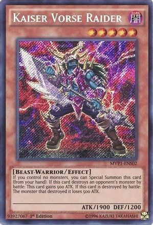 Kaiser Vorse Raider (MVP1-ENS02) - The Dark Side of Dimensions Movie Pack: Secret Edition 1st Edition - Premium Yugioh Single from Konami - Just $0.25! Shop now at Game Crave Tournament Store