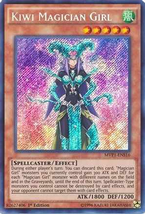 Kiwi Magician Girl (MVP1-ENS16) - The Dark Side of Dimensions Movie Pack: Secret Edition 1st Edition - Premium Yugioh Single from Konami - Just $1.59! Shop now at Game Crave Tournament Store