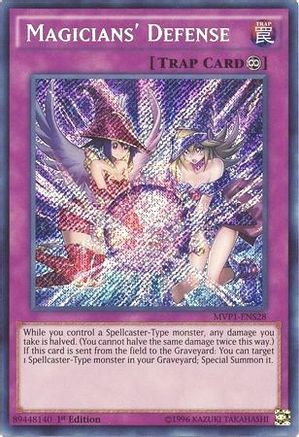 Magicians' Defense (MVP1-ENS28) - The Dark Side of Dimensions Movie Pack: Secret Edition 1st Edition - Premium Yugioh Single from Konami - Just $0.79! Shop now at Game Crave Tournament Store