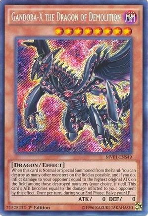 Gandora-X the Dragon of Demolition (MVP1-ENS49) - The Dark Side of Dimensions Movie Pack: Secret Edition 1st Edition - Premium Yugioh Single from Konami - Just $0.37! Shop now at Game Crave Tournament Store