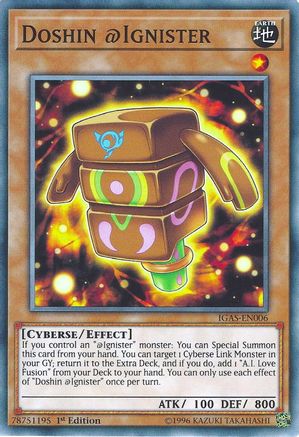 Doshin @Ignister (IGAS-EN006) - Ignition Assault 1st Edition - Premium Yugioh Single from Konami - Just $0.25! Shop now at Game Crave Tournament Store