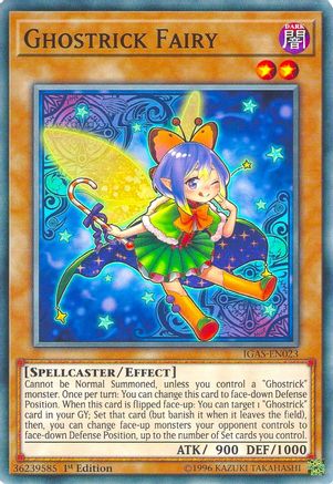 Ghostrick Fairy (IGAS-EN023) - Ignition Assault Unlimited - Premium Yugioh Single from Konami - Just $0.30! Shop now at Game Crave Tournament Store