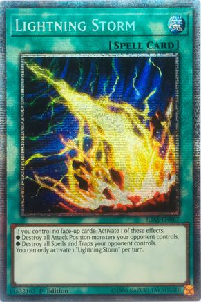 Lightning Storm (Starlight Rare) (IGAS-EN067) - Ignition Assault 1st Edition - Premium Yugioh Single from Konami - Just $56.01! Shop now at Game Crave Tournament Store