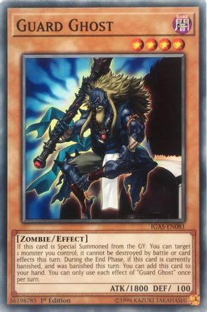 Guard Ghost (IGAS-EN081) - Ignition Assault 1st Edition - Premium Yugioh Single from Konami - Just $0.25! Shop now at Game Crave Tournament Store