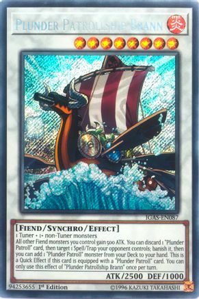 Plunder Patrollship Brann (IGAS-EN087) - Ignition Assault 1st Edition - Premium Yugioh Single from Konami - Just $0.59! Shop now at Game Crave Tournament Store