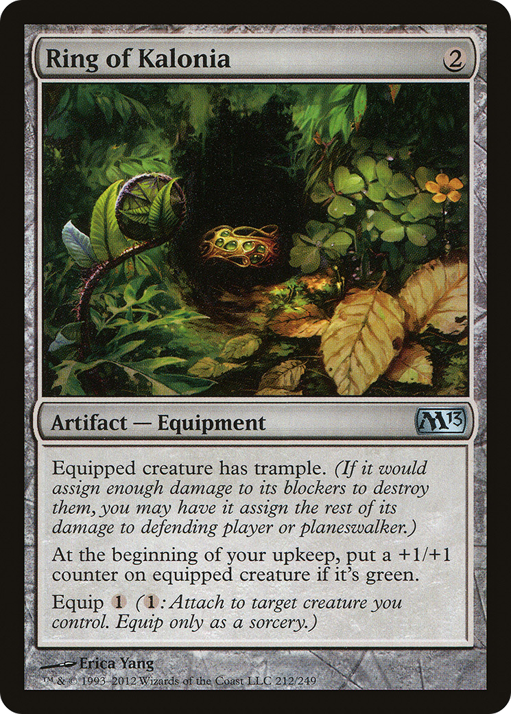 Ring of Kalonia (M13-212) - Magic 2013 - Premium MTG Single from Wizards of the Coast - Just $0.10! Shop now at Game Crave Tournament Store