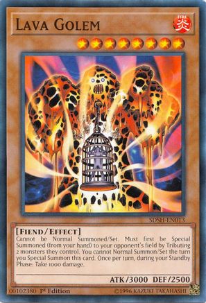 Lava Golem (SDSH-EN013) - Structure Deck: Shaddoll Showdown Unlimited - Premium Yugioh Single from Konami - Just $0.42! Shop now at Game Crave Tournament Store
