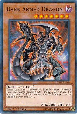 Dark Armed Dragon (SDSH-EN014) - Structure Deck: Shaddoll Showdown Unlimited - Premium Yugioh Single from Konami - Just $0.25! Shop now at Game Crave Tournament Store