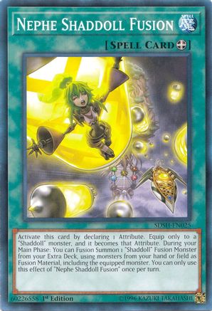 Nephe Shaddoll Fusion (SDSH-EN025) - Structure Deck: Shaddoll Showdown 1st Edition - Premium Yugioh Single from Konami - Just $0.25! Shop now at Game Crave Tournament Store