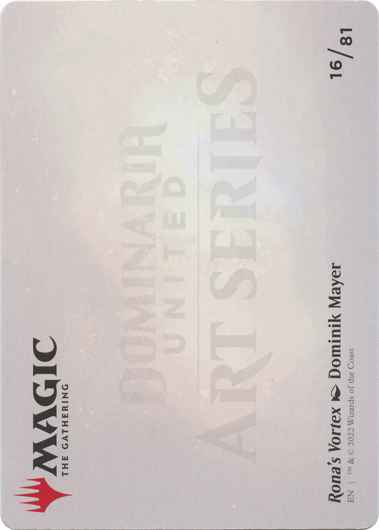 Rona's Vortex // Rona's Vortex (ADMU-016) - Dominaria United Art Series (Borderless) - Premium MTG Single from Wizards of the Coast - Just $0! Shop now at Game Crave Tournament Store