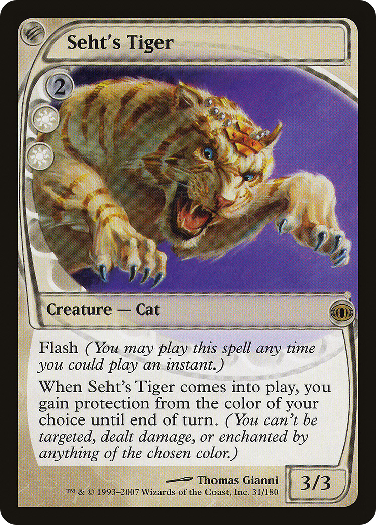 Seht's Tiger (FUT-031) - Future Sight Foil - Premium MTG Single from Wizards of the Coast - Just $6.39! Shop now at Game Crave Tournament Store
