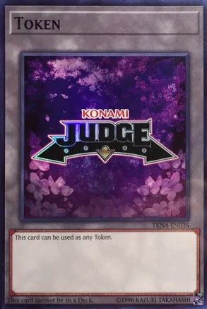 Official Judge Token: TKN4-EN035 (TKN4-EN035) - Judge Promotional Cards Unlimited - Premium Yugioh Single from Konami - Just $45.94! Shop now at Game Crave Tournament Store